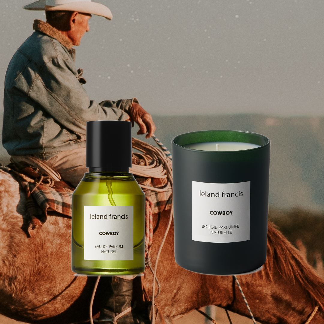 Leland Francia - Cowboy - Bougie Parfumée & Eau de Parfum Set