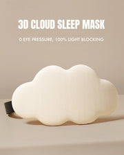 Contoured Puffy Cloud Sleep Eye Mask