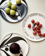 4 - Pack Eclectic Floral Dinnerware Set