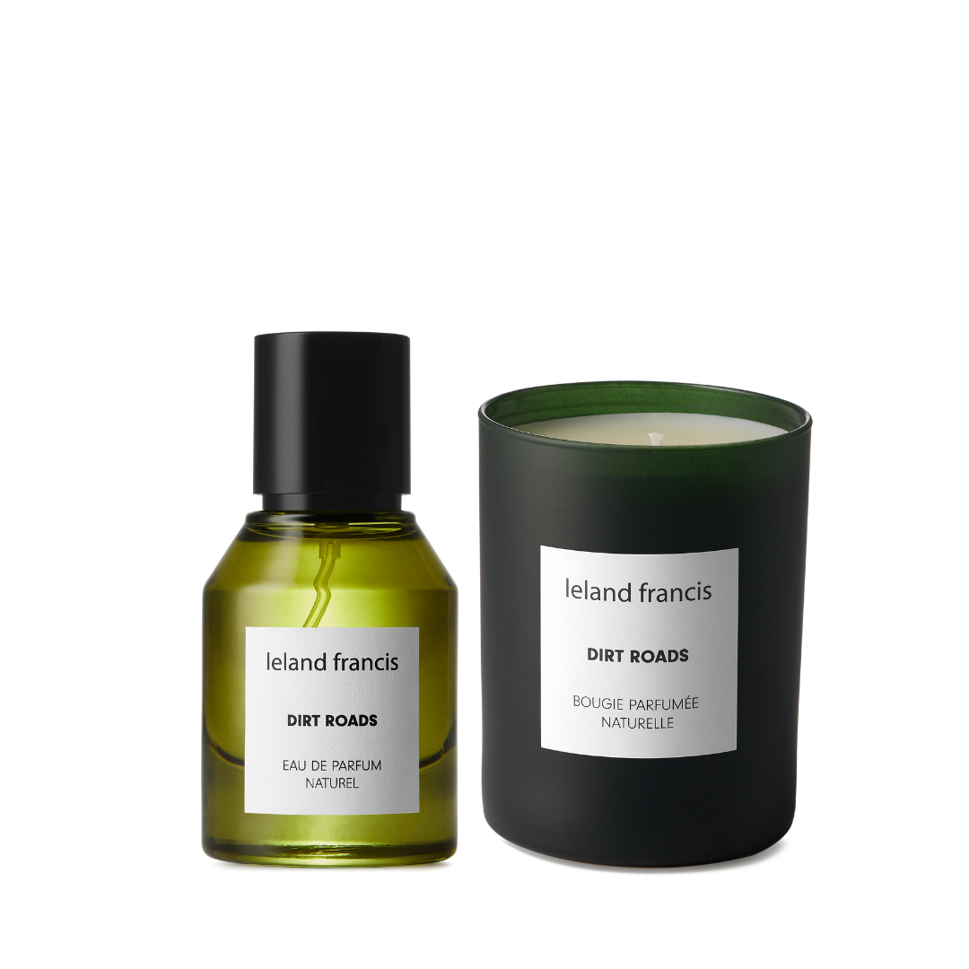 Leland Francis - Dirt Roads - Bougie Parfumée & Eau de Parfum Set