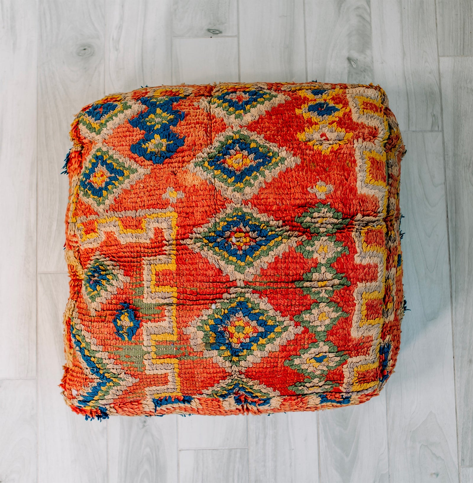 Take Me To Tunis Berber Pillow 28"x28" (Wool)