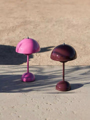 Contemporary Cordless Portable Cute Mushroom Table Lamp
