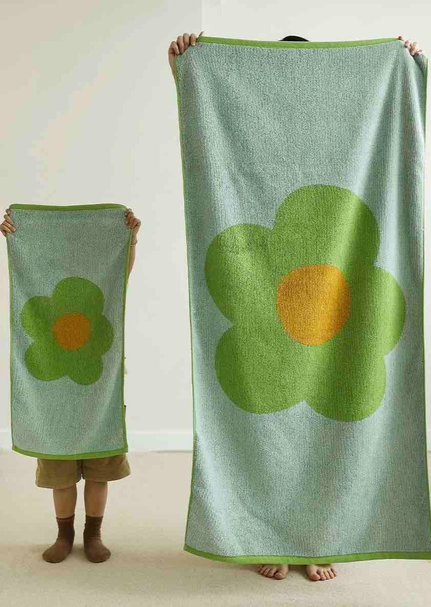 Sunflower Bath Towel & Hand Towel