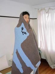 Cat Plush Throw Blanket