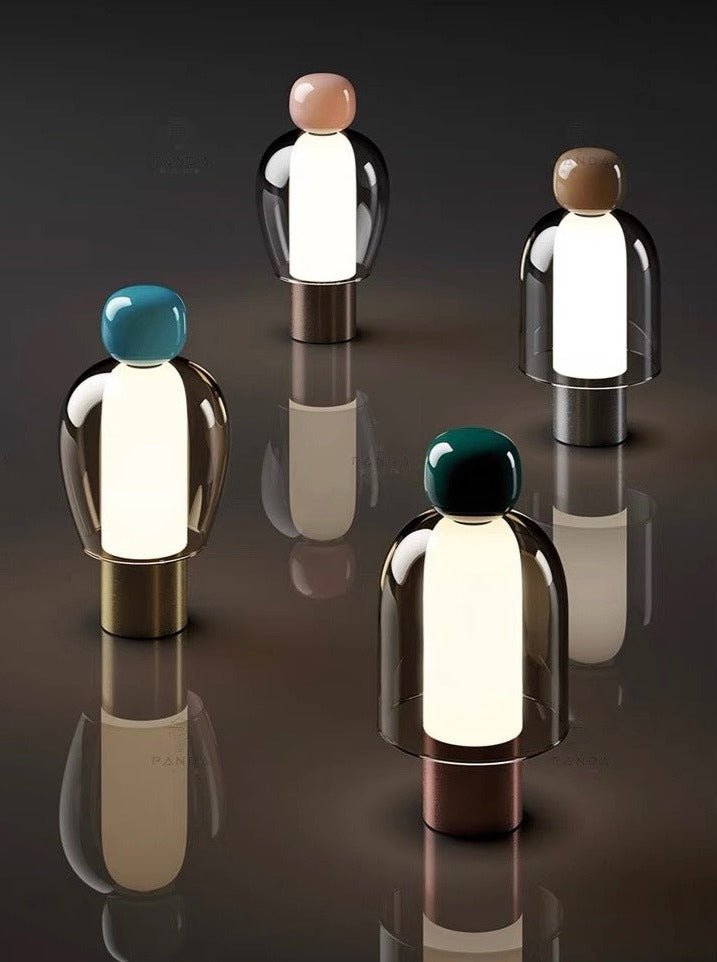 Dimmable Modern Glass Table Lamps