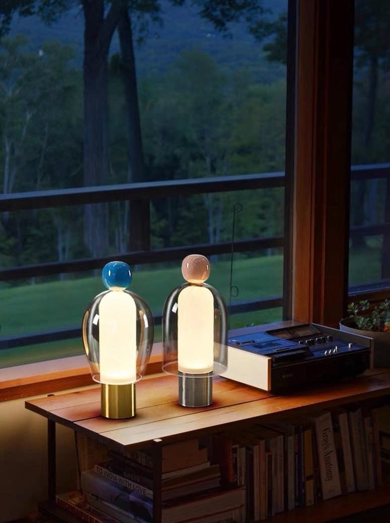 Dimmable Modern Glass Table Lamps