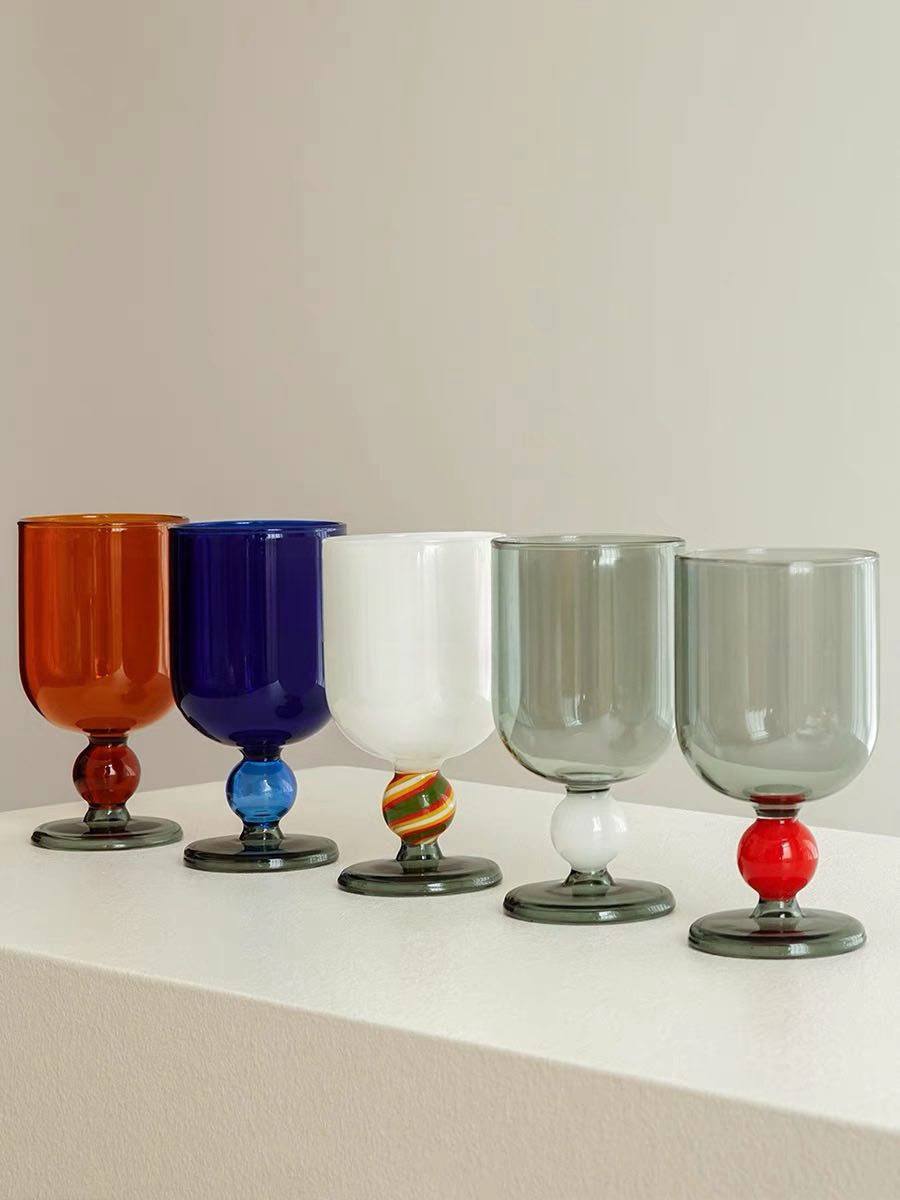 Gumballs Wine Glass Set