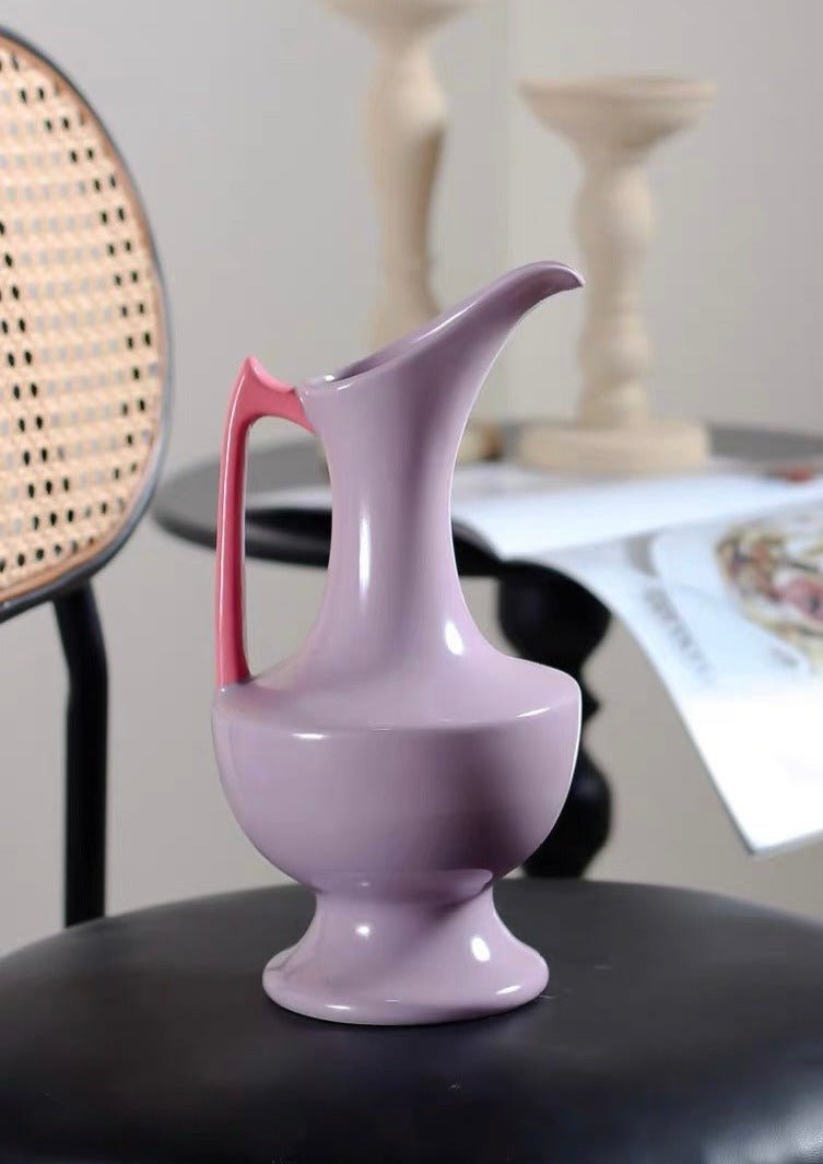 Handmade Ceramic Decorative Pastel Flower Vase