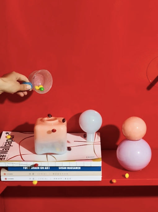 Handblown Bonbon Decorative Jar