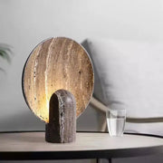 Jrrik Marble Disc Lamp