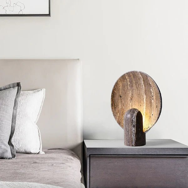 Jrrik Marble Disc Lamp