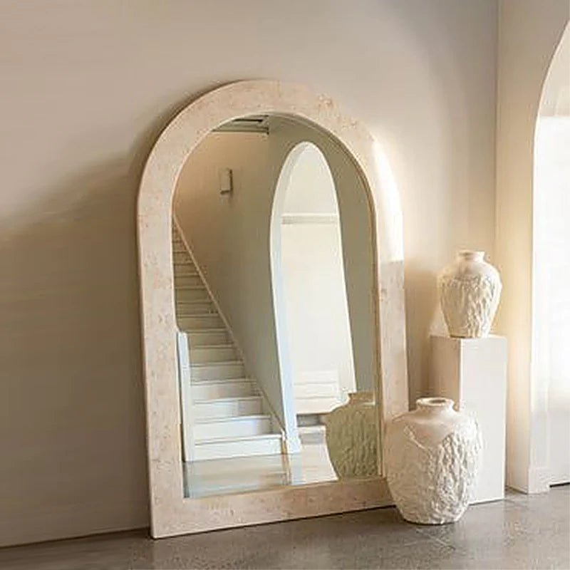 Manikarnika Marble Floor Mirror