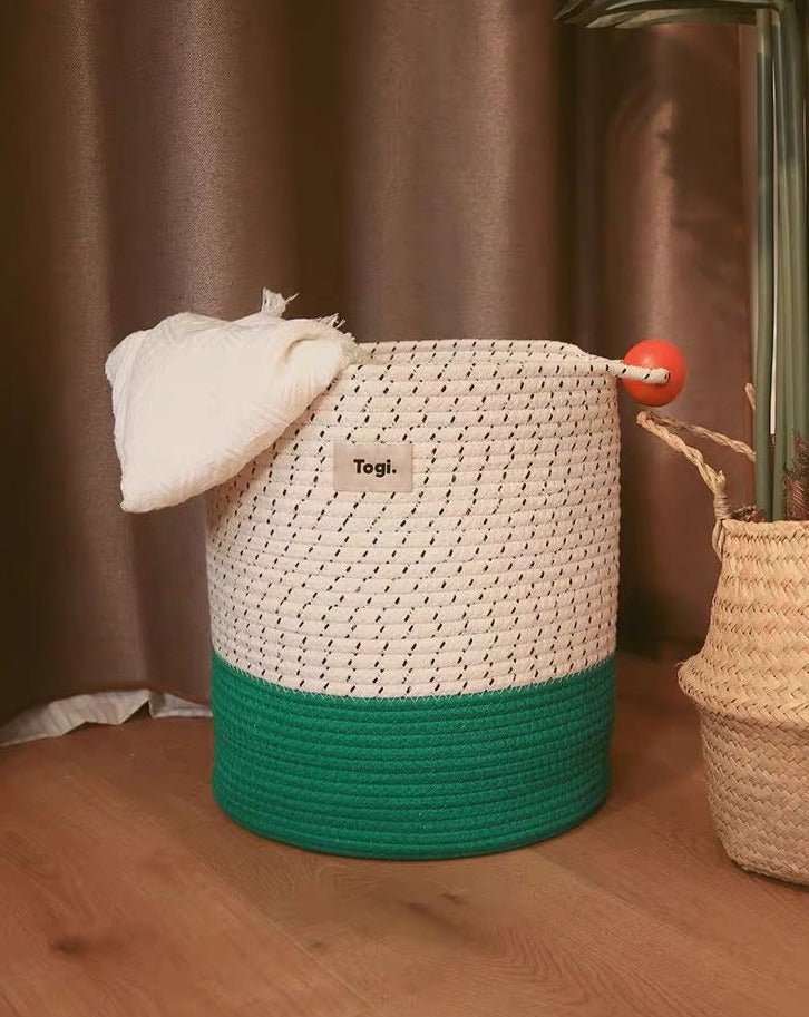 Handmade Woven Laundry Storage Baskets