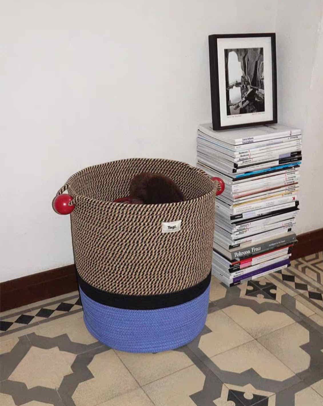 Handmade Woven Laundry Storage Baskets