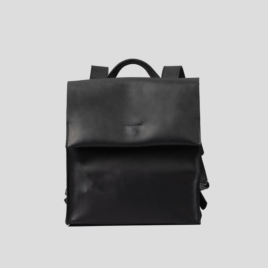 Leather Backpack - Fi (Black)