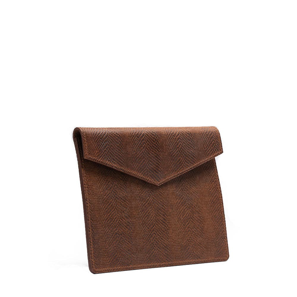 iPad Italian Leather Sleeve - Embossed Snake