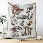 Magic Mushroom Throw Blanket