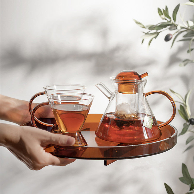 Modern Glass Tea Set