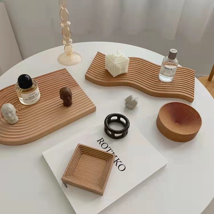 Abstract Wooden Display Blocks