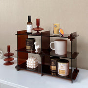 Modern Plexiglas Counter Shelf