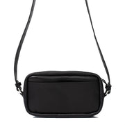 Italian Leather Mini Messenger Bag - The Minimalist 1.0 (Black)