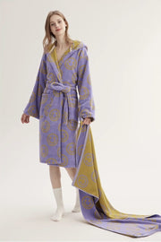 Smiley Face Hooded Robe - Soft 100% Organic Long-stapled Cotton